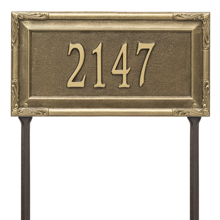 Gardengate Grande Lawn Address Plaque