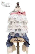 Glamour in Lace Doggie Romper