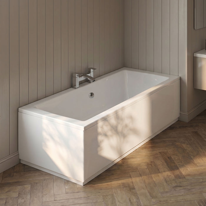 [BBPA111] Gloss White MDF Bath End Panel - Choice of Size - Silo