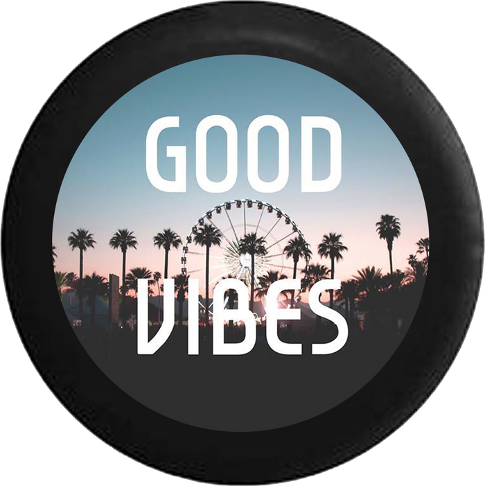 Good Vibes Palm Trees Love Life