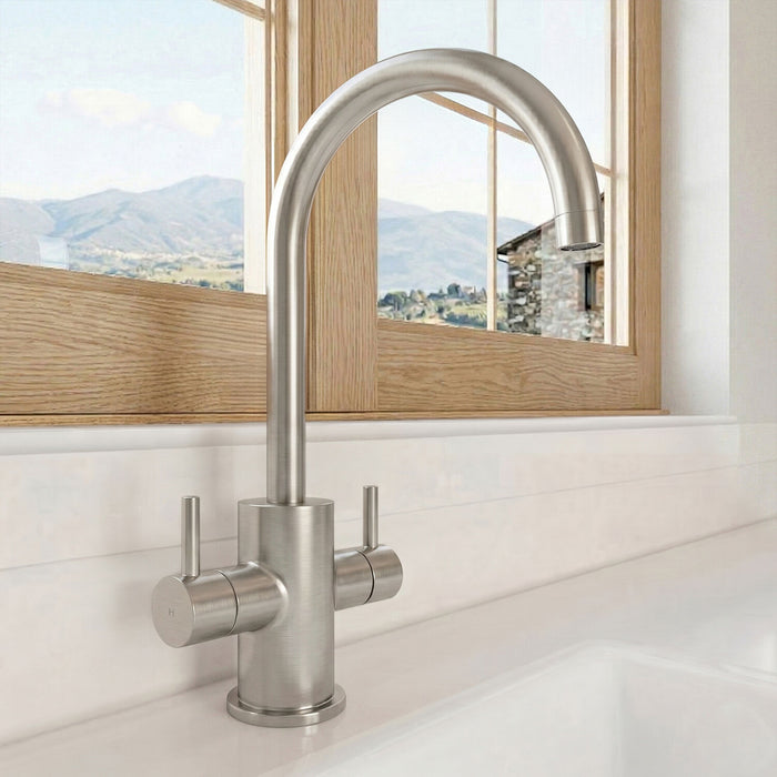 [BKTL605DL] Gratwich Kitchen Mono Mixer Tap - Single or Dual Lever, Choice of Colour - Silo