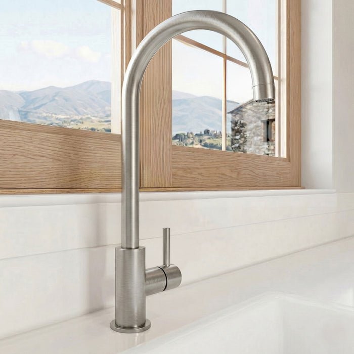 [BKTL605SL] Gratwich Kitchen Mono Mixer Tap - Single or Dual Lever, Choice of Colour - Silo
