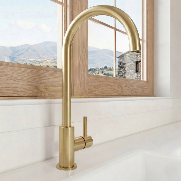 [BKTL805SL] Gratwich Kitchen Mono Mixer Tap - Single or Dual Lever, Choice of Colour - Silo