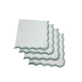 Green Escamas Dinner Napkins, Set of Four