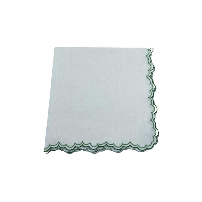 Green Escamas Dinner Napkins, Set of Four