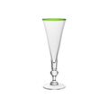 Green Siena Champagne Flute