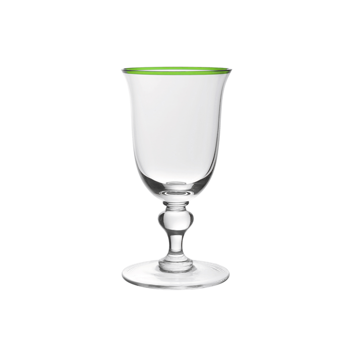 Green Siena Wine Glass