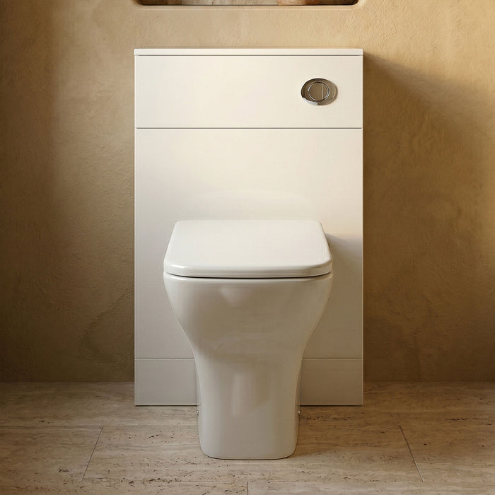 [BFOR141] Hamstall WC Unit, Gloss White, Choice of Size - Silo