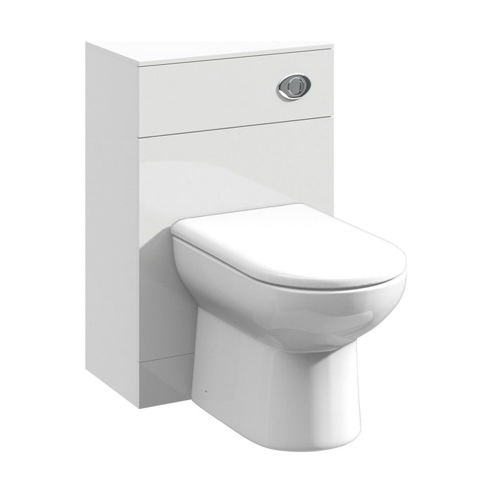 [BFOR142] Hamstall WC Unit, Gloss White, Choice of Size - Cutout