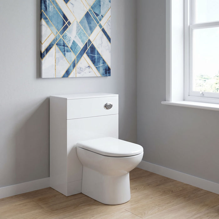 [BFOR142] Hamstall WC Unit, Gloss White, Choice of Size