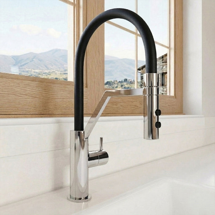 [BKTR305SL] Haughton Kitchen Mono Mixer Tap - Single or Dual Lever, Choice of Colour - Silo