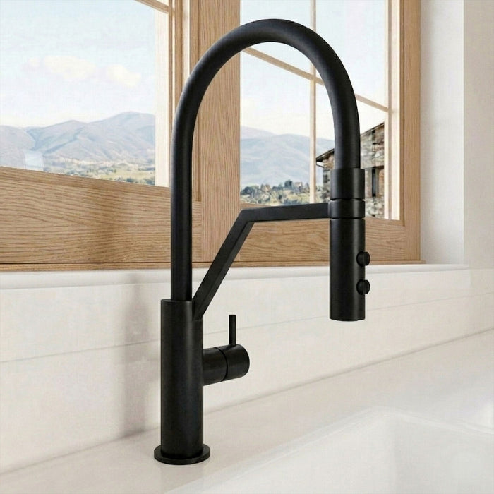 [BKTR405SL] Haughton Kitchen Mono Mixer Tap - Single or Dual Lever, Choice of Colour - Silo