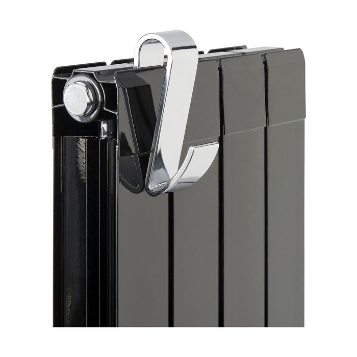[BHAC002] Heating Accessories Curved Robe Hook - Chrome - Cutout