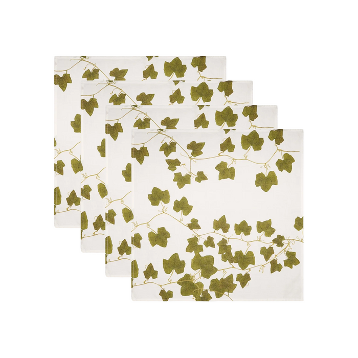 Herbarium Ivy Dinner Napkin, Set of 4