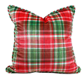 Highland Plaid Corded Throw Pillow