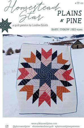 Homestead Stars Quilt Pattern by Plains and Pine