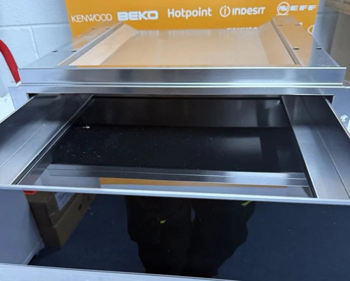 Hotpoint GUD0ABF (90) Built-in Storage Drawer with Black Glass - (Ex Display) - HW181988