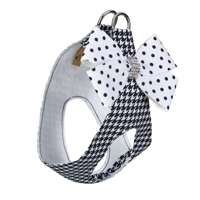 Houndstooth Polka Dot Nouveau Bow Step In