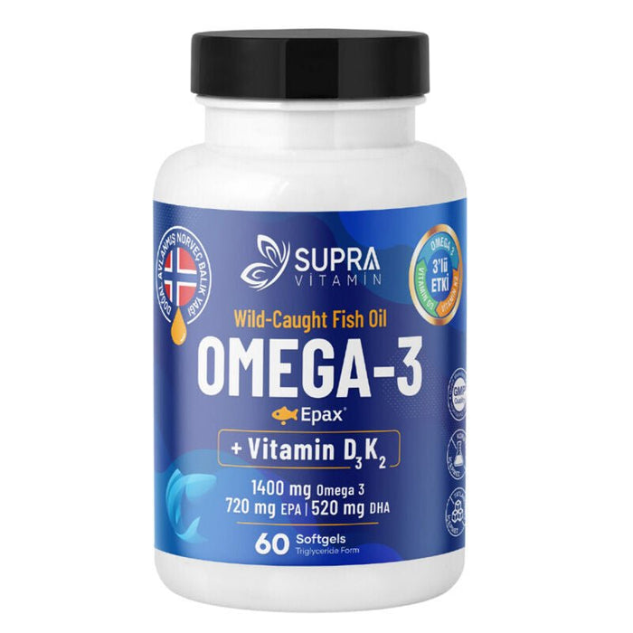 IFOS 5 - Star Epax Omega - 3 Fish Oil - D3 & K2 Vitamins Triglyceride - TryAladdin