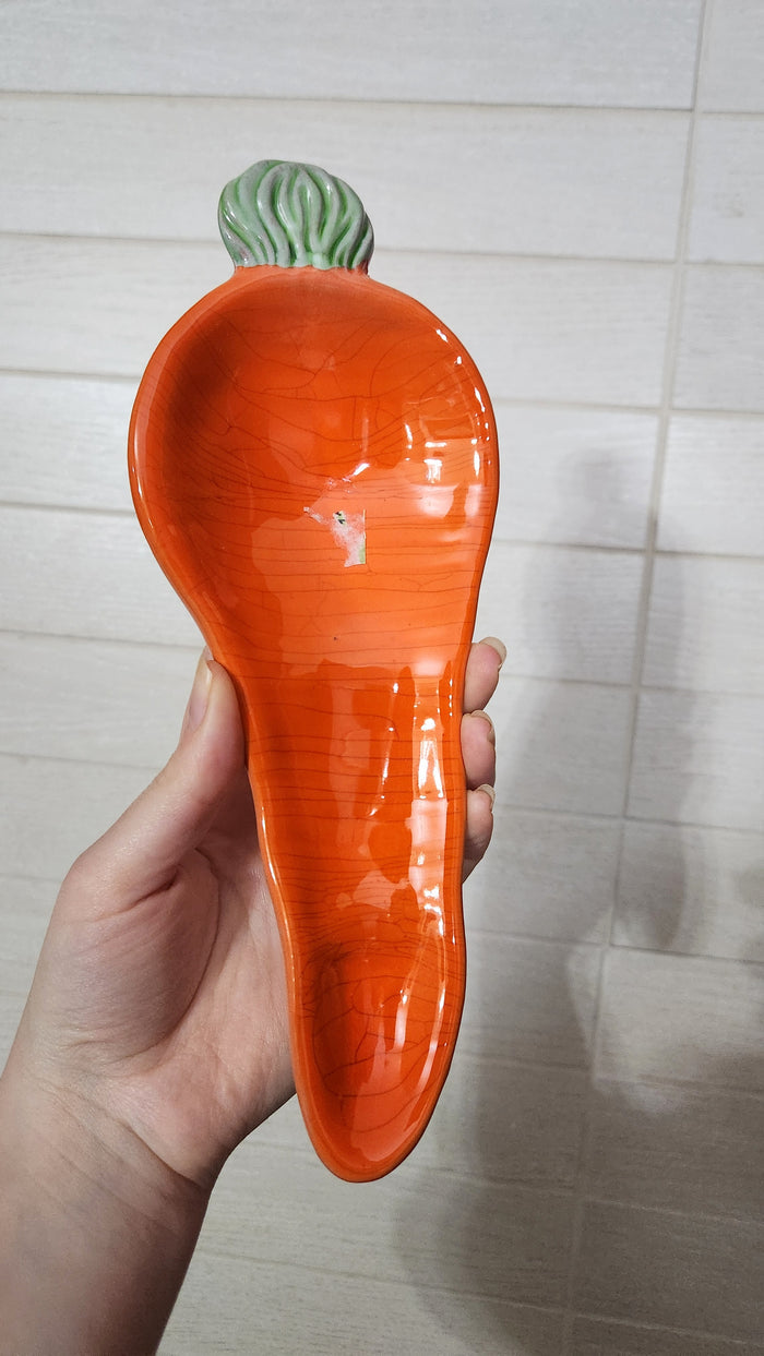 Italian Ceramic Vegetable Spoon Rests