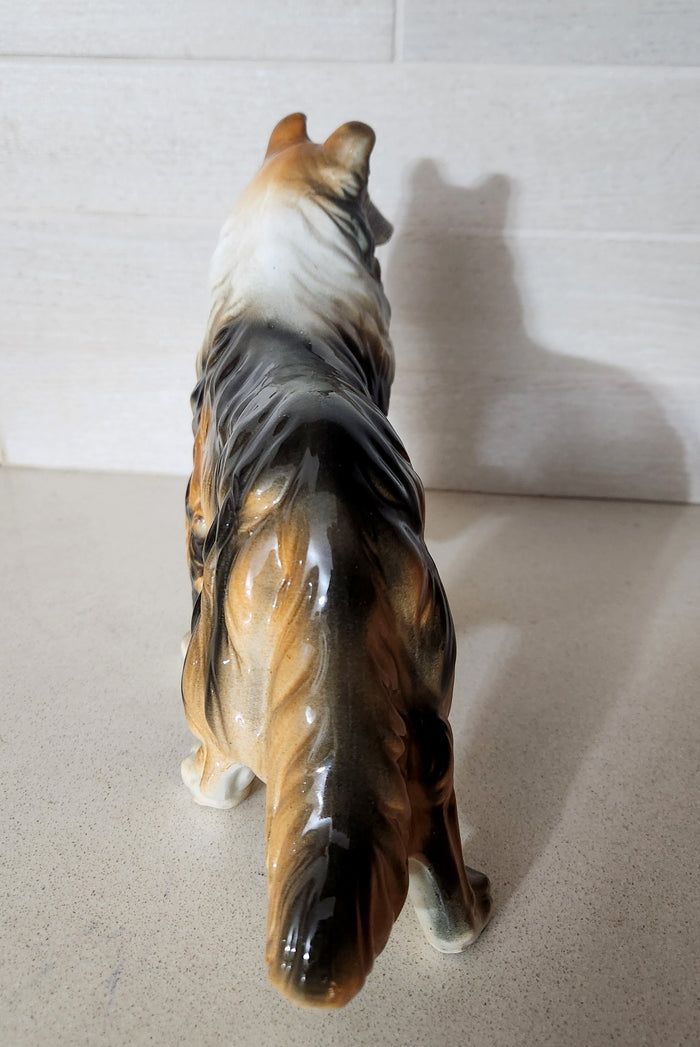 Japanese Porcelain Rough Collie/Lassie Figurine
