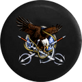 Eagle Navy Military Tridents and Anchor Military RV Camper Spare Tire Cover-35 inch