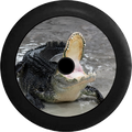 Jeep Wrangler JL Backup Camera Alligator Crocodile Mouth Open Feeding Time Jeep Camper Spare Tire Cover 35 inch R120