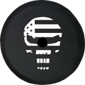Jeep Wrangler JL Backup Camera American Patriot Flag Punisher Skull B165