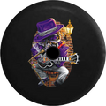 Jeep Wrangler JL Backup Camera Day Blues Skeleton Johnny Bones Smokey Club Jam Session RV Camper Spare Tire Cover-35 inch
