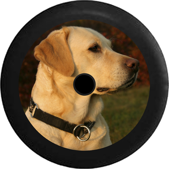 Jeep Wrangler JL Backup Camera Golden Lab Labrador Retreiver Family Loyal Hunting Dog Jeep Camper Spare Tire Cover 35 inch R114