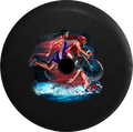 Jeep Wrangler JL Backup Camera Day Swim Bike Run Triathlon Endurance Ironman Racing RV Camper Spare Tire Cover-35 inch