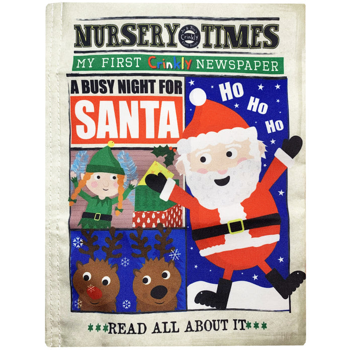 Jo & Nic's Crinkly Cloth Books - A Busy Night For Santa
