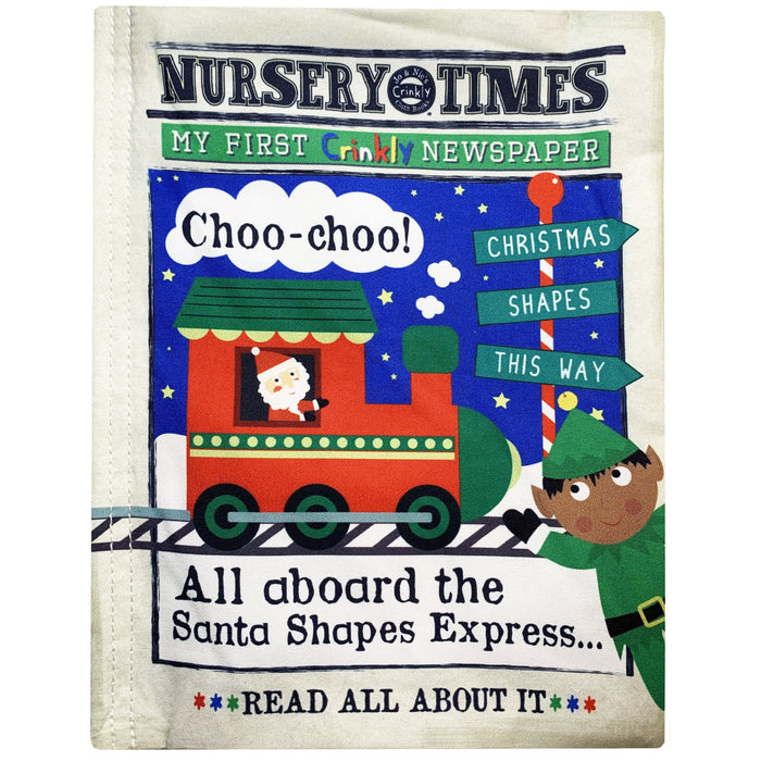 Jo & Nic's Crinkly Cloth Books - Christmas Shapes