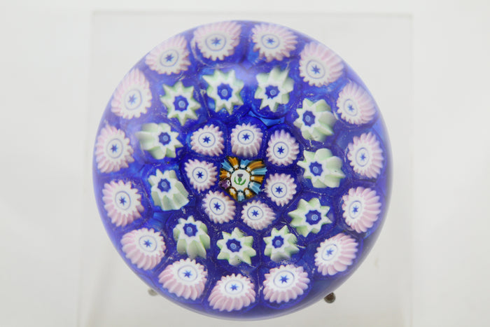 John Deacons SCOTLAND Bunch of Flowers Millefiori Magnum Paperweight