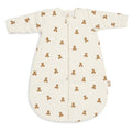 Jollein - Sleeping Bag with Removable Sleeves 60cm - Mini Teddy Bear Little Waffle