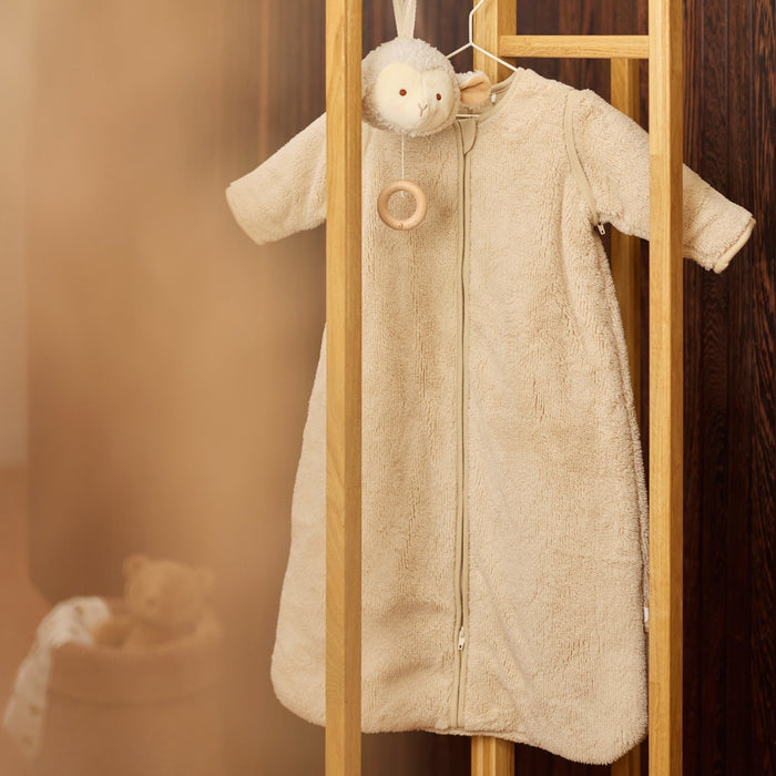 Jollein - Sleeping Bag with Removable Sleeves 90cm - Fluffy Sand