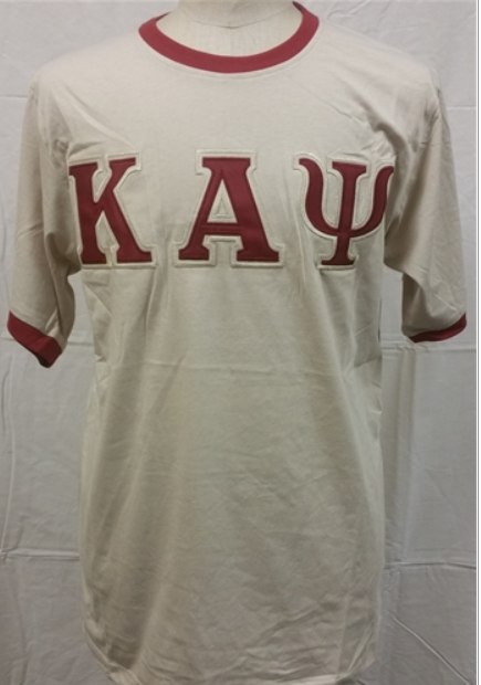 Kappa Ringer T Shirt Cream.png