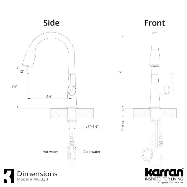 KKF320MB Dimensions
