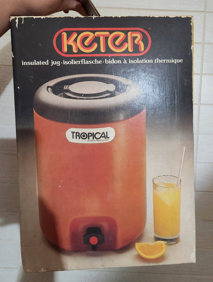 Keter "Tropical" Insulated Water Cooler Dispenser, 8L