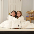 [all] Girls laughing and covered with a Kids Cloud Bamboo Duvet