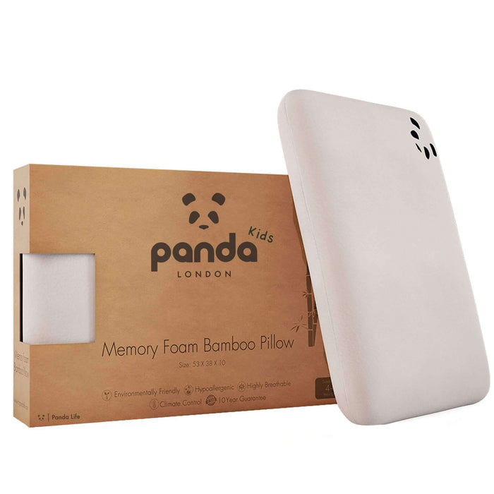 Panda Kids Memory Foam Bamboo Pillow New Package