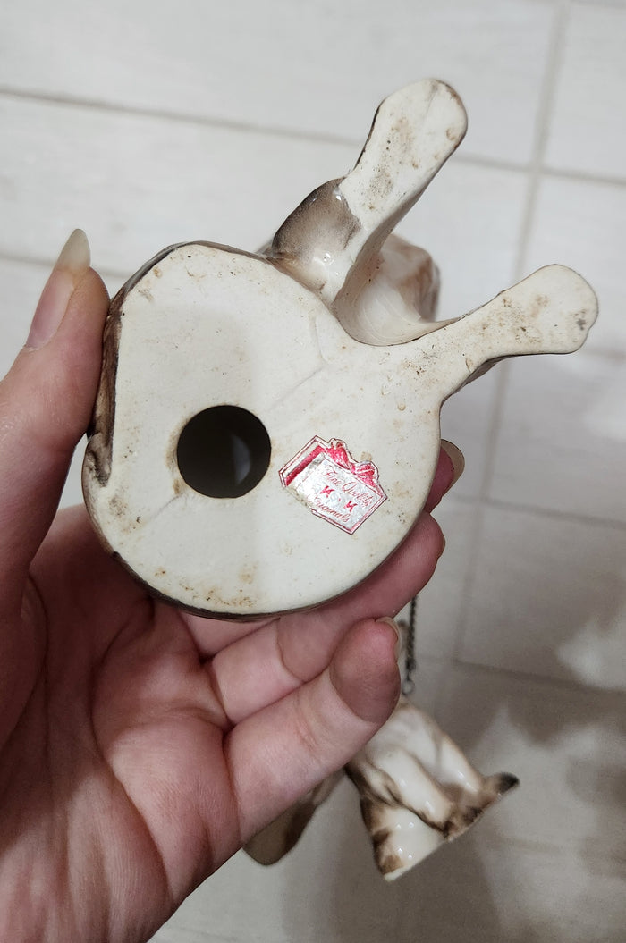 K.K Originals Ceramic Collie Dog Family