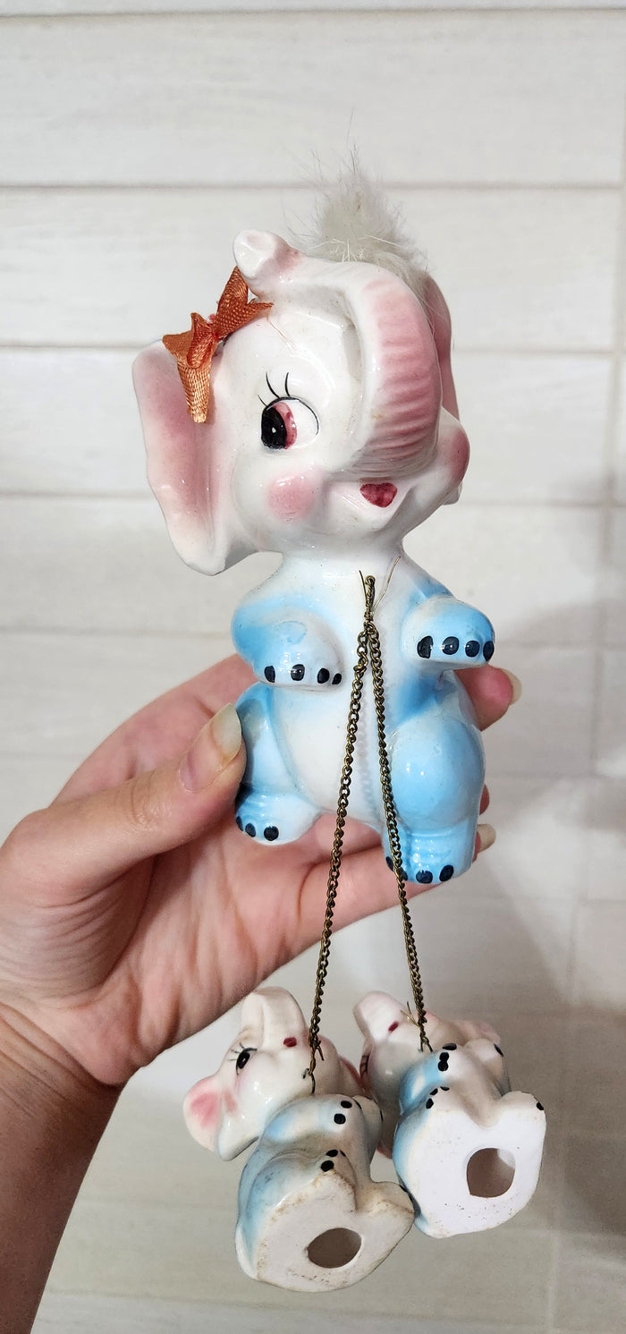 K.K. Originals Ceramic Elephant Family