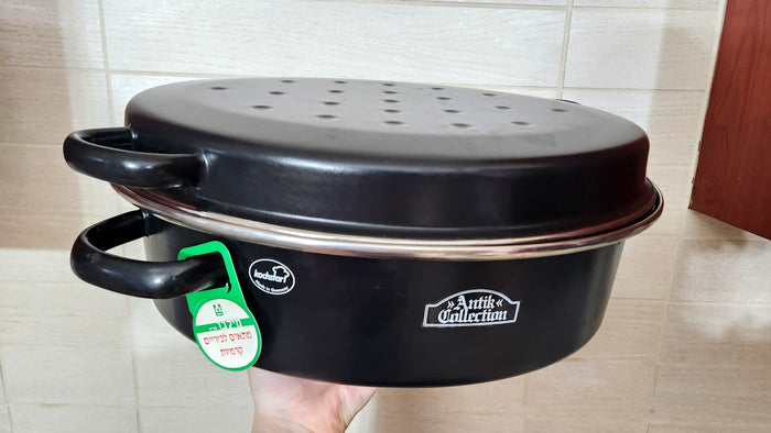 Kochstar Enamel Oval Goose Roaster 34cm - Made in W. Germany