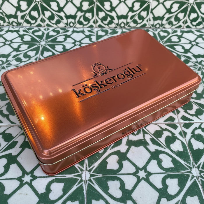 Koskeroglu | Antep Pistachio Sarma Baklava Rolls with Gift Metal Box - TryAladdin