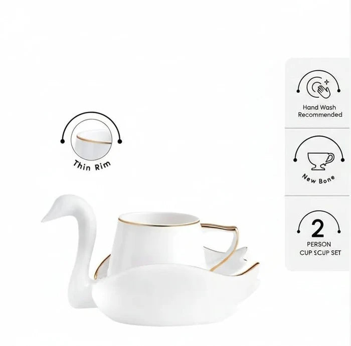 Kugu Professional Turkish Coffee Cup Set - 2 x 70ml - TryAladdin