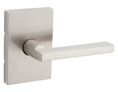 Kwikset Halifax Lever with Rectangular Rosette