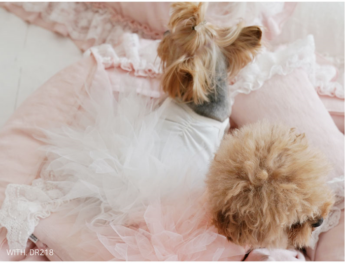 Lace Frill Linen Bed