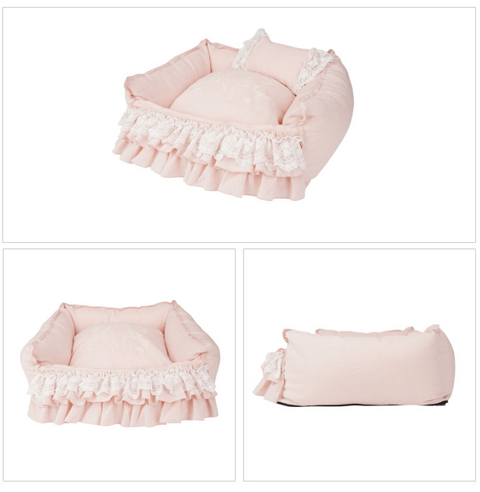 Lace Frill Linen Bed