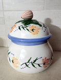Lapid Hand-Painted Ceramic Canister/Jar with Lid